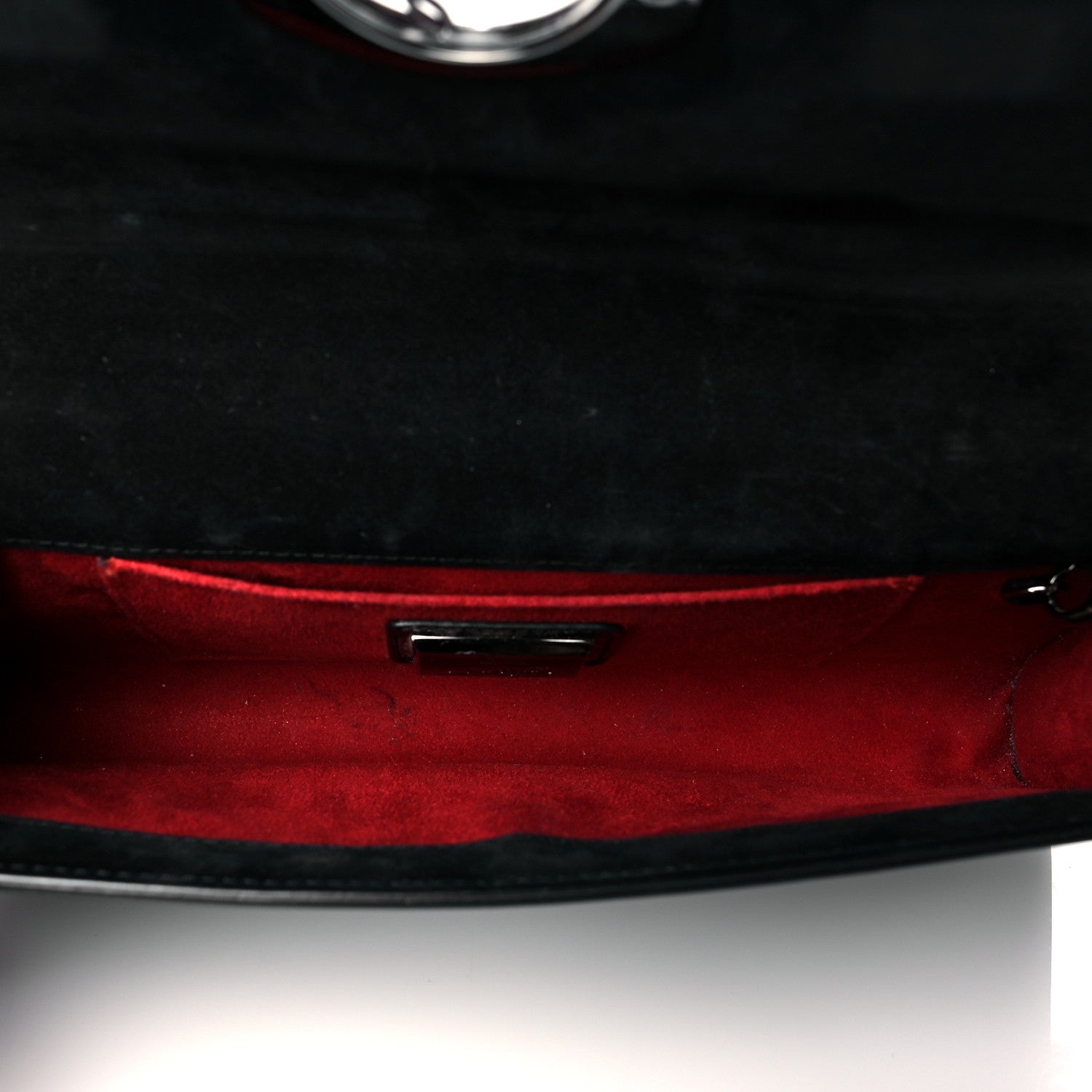 Christian Louboutin Patent Vero Dodat Clutch Black 6 of 11
