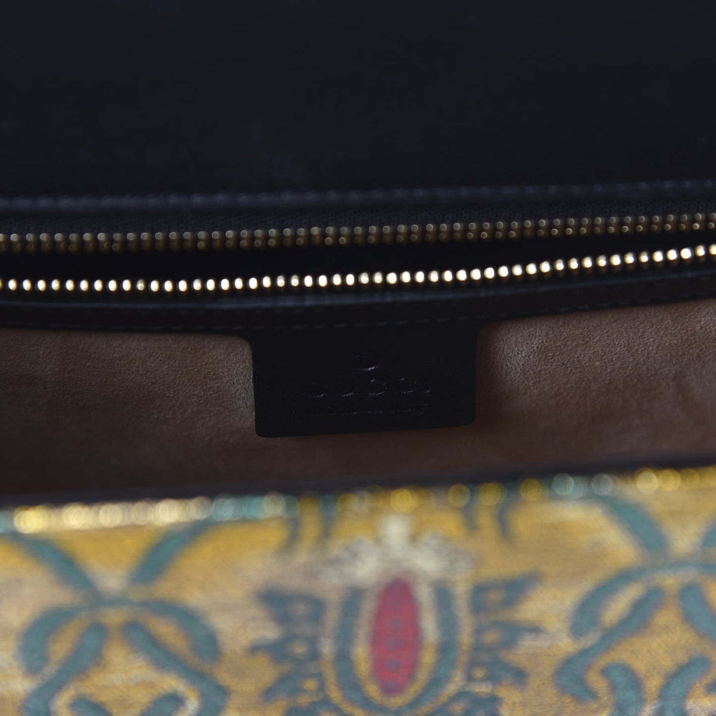 Iridescent Brocade Small Sylvie Shoulder Bag Gold