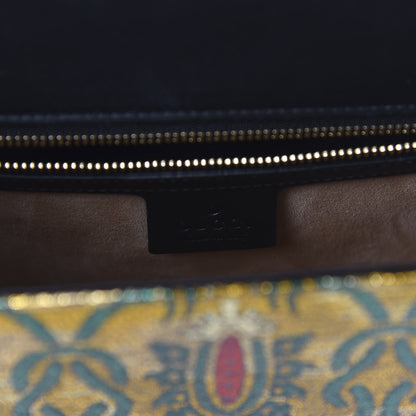 Gucci Iridescent Brocade Small Sylvie Shoulder Bag Gold 8 of 10