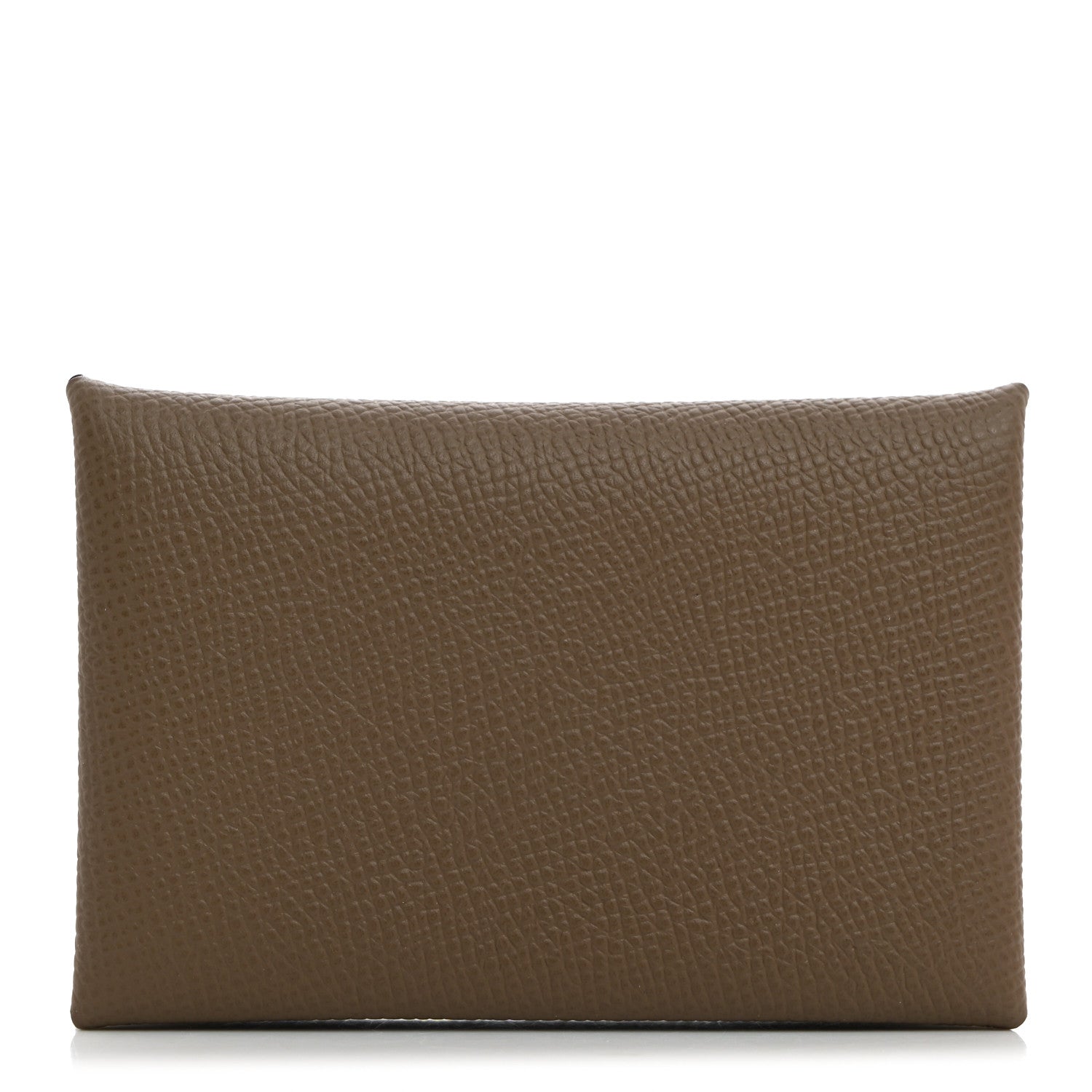 Hermes Epsom Calvi Card Case Etoupe 1 of 8