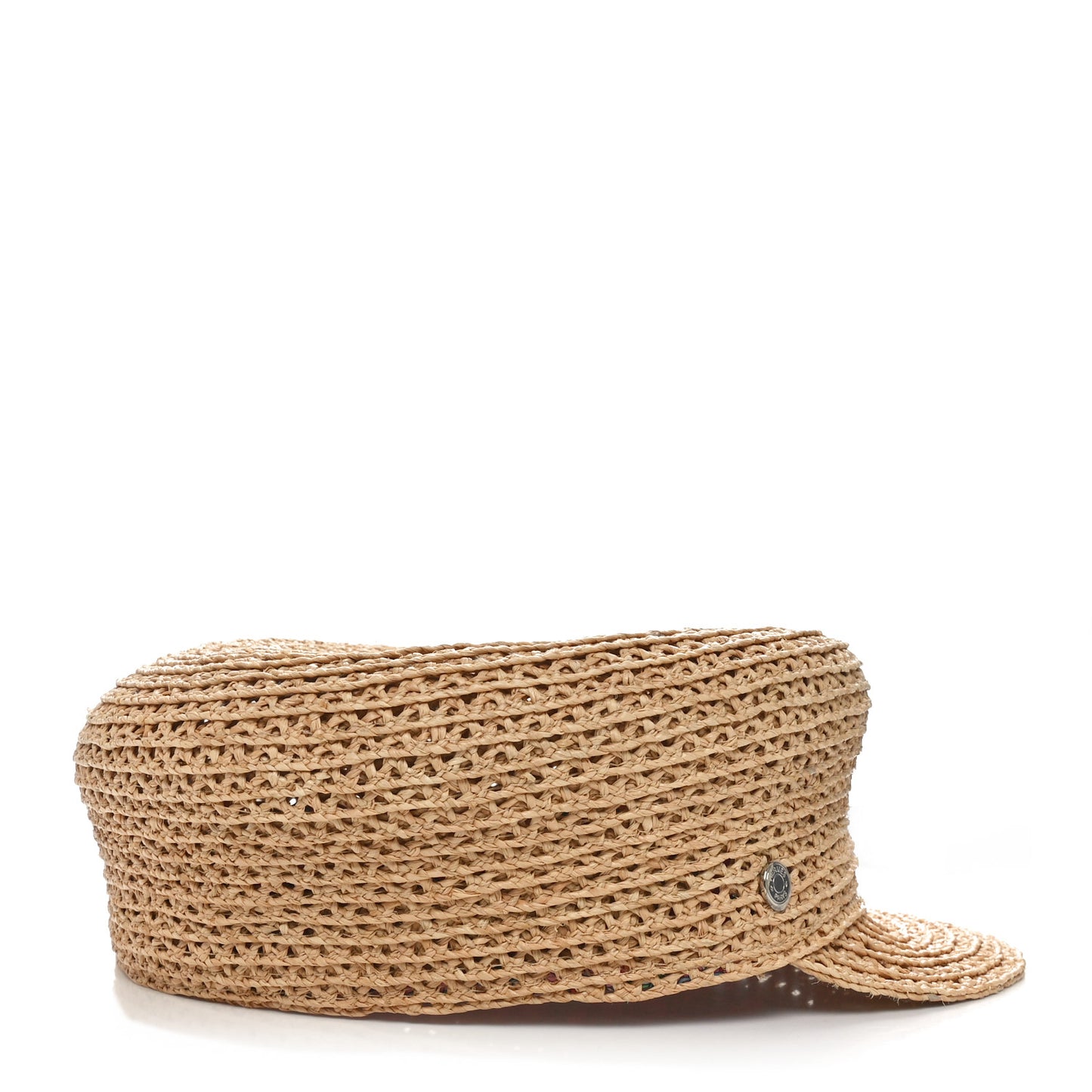 Raffia Braided Galatee Cap 58 Naturel