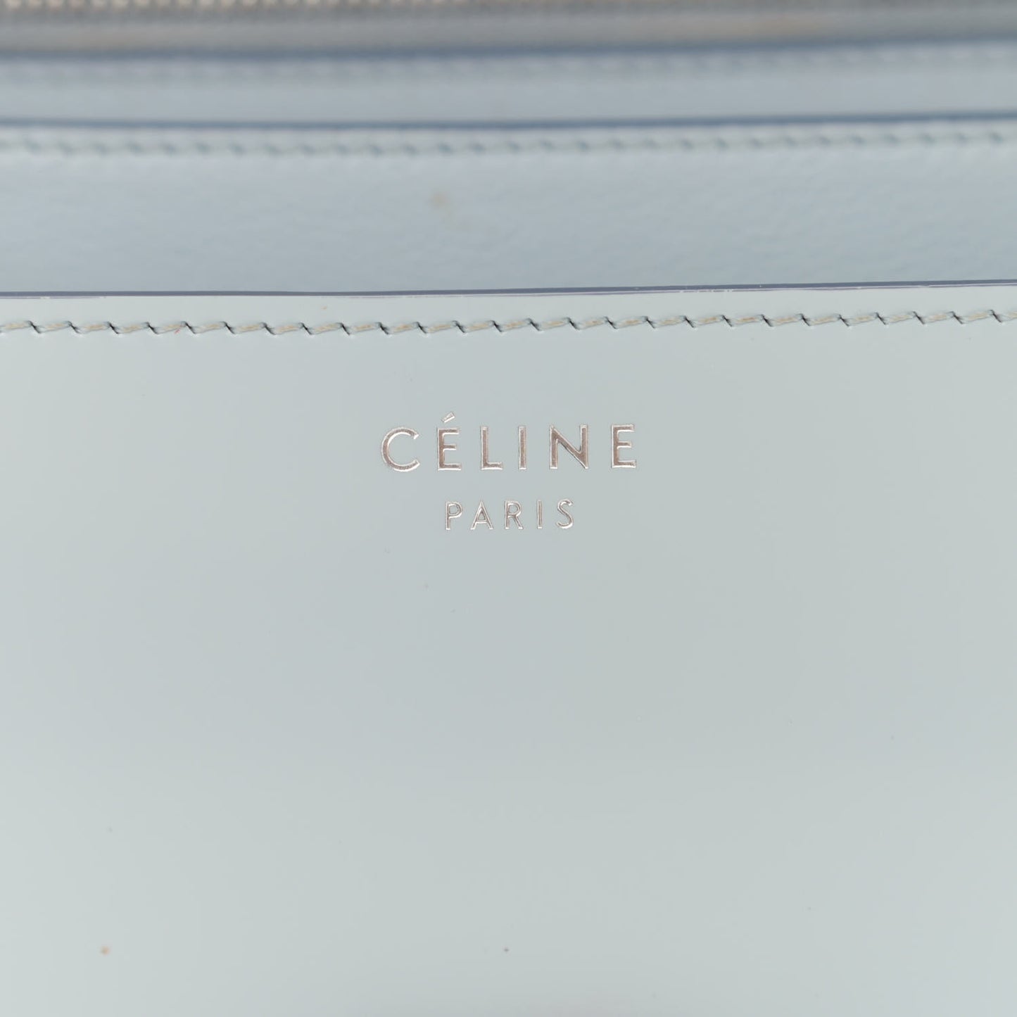 Spazzolato Calfskin Medium Classic Box Flap Bag Glacier