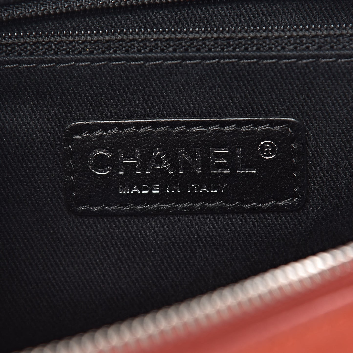 Iridescent Calfskin Medium In the Mix Flap Red