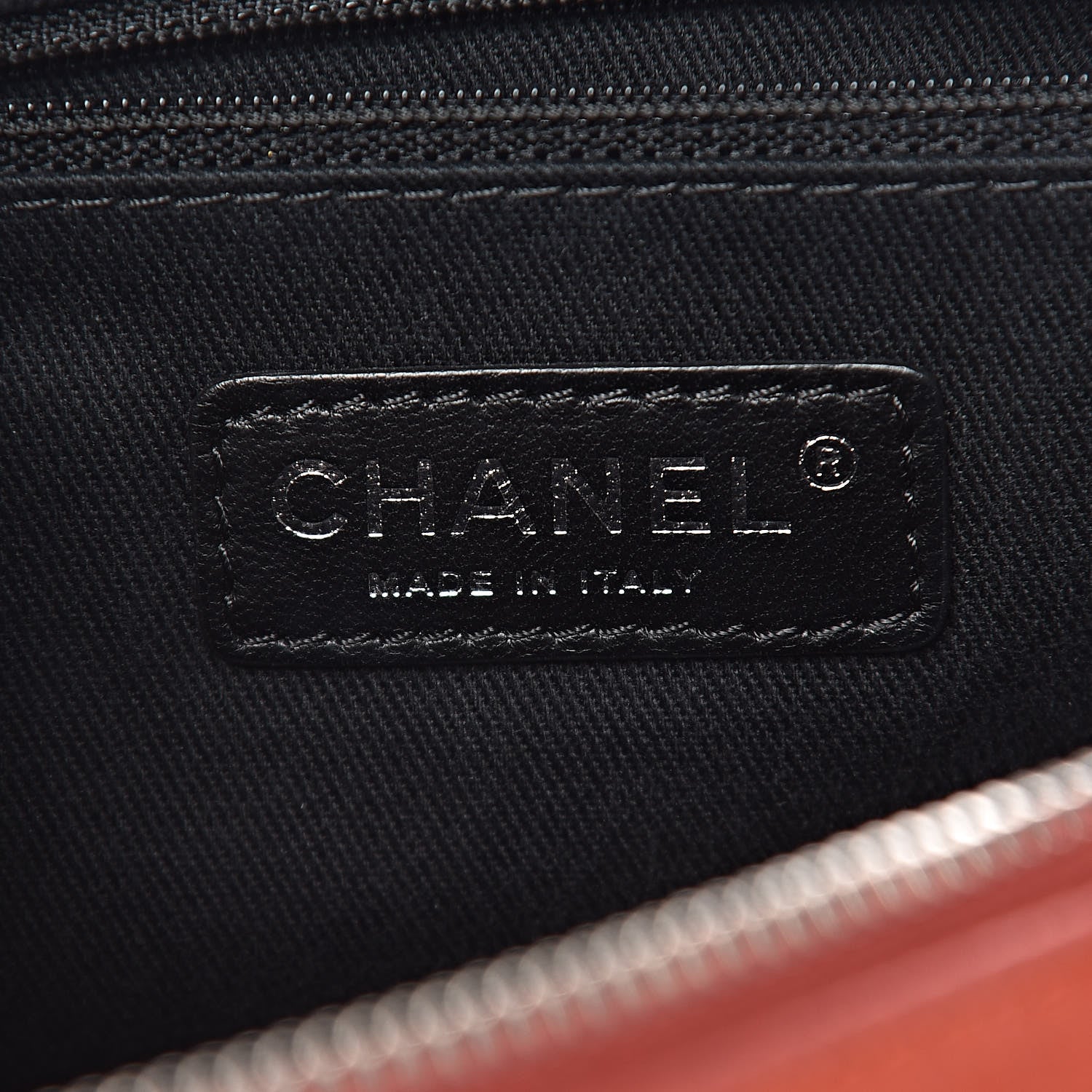 Chanel Iridescent Calfskin Medium In the Mix Flap Red 5 of 17