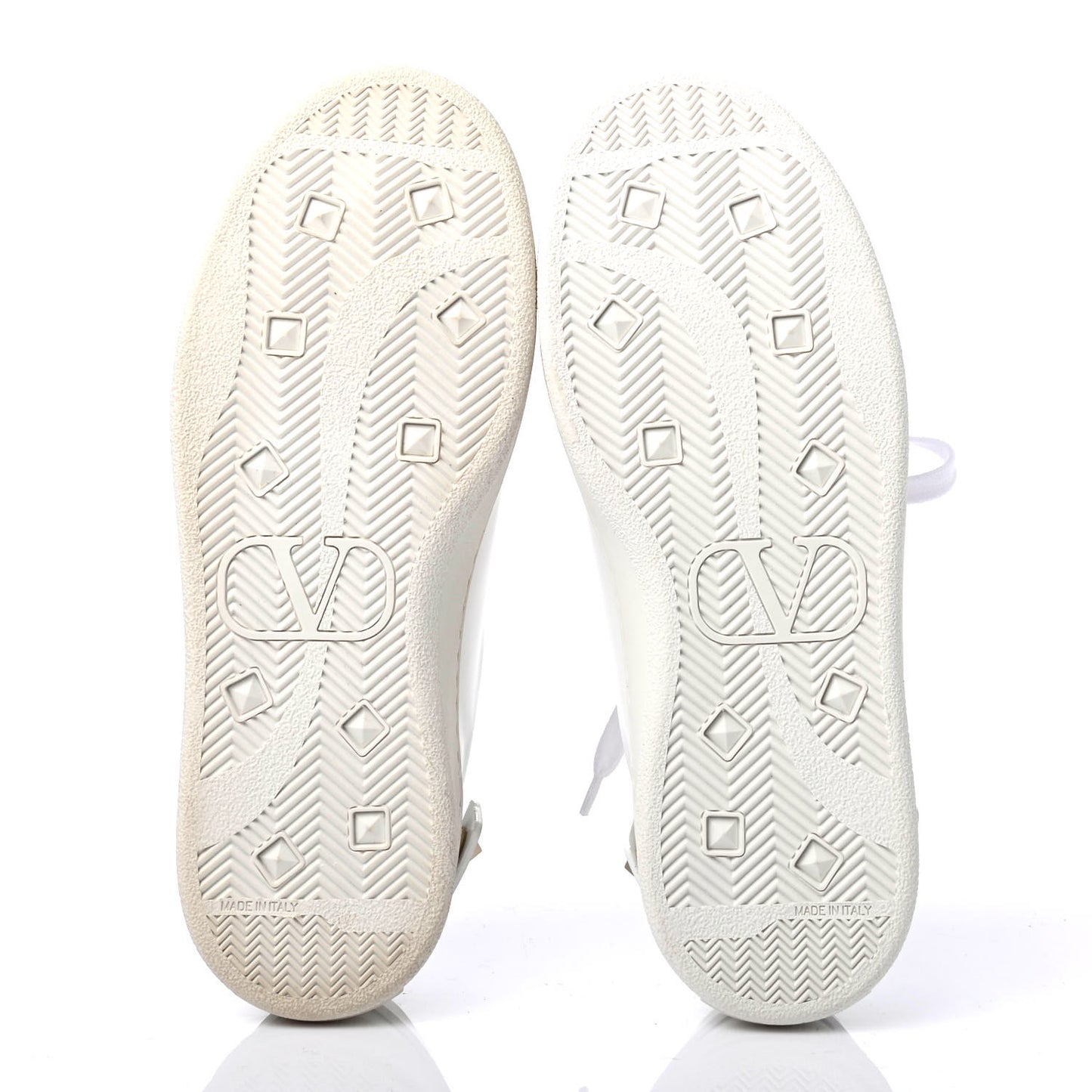 Calfskin Womens Backnet Sneakers 36.5 White