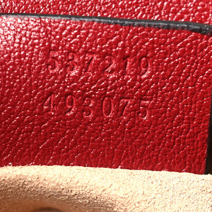 Gucci Calfskin Large Rajah Chain Tote Romantic Cherry 11 of 14