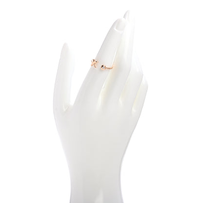 Tiffany 18K Rose Gold Diamond Paloma Picasso Graffiti X Wire Ring 52 6 2 of 5