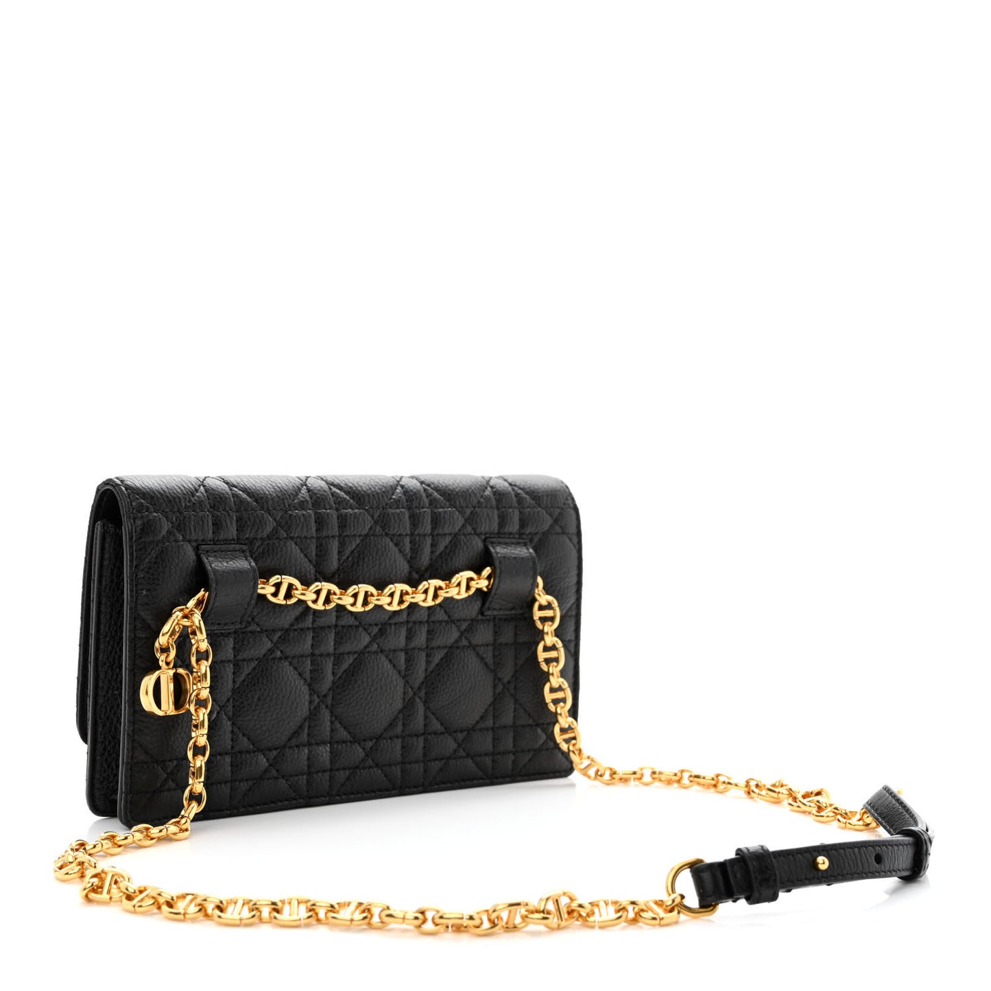 Supple Calfskin Caro Belt Bag Black