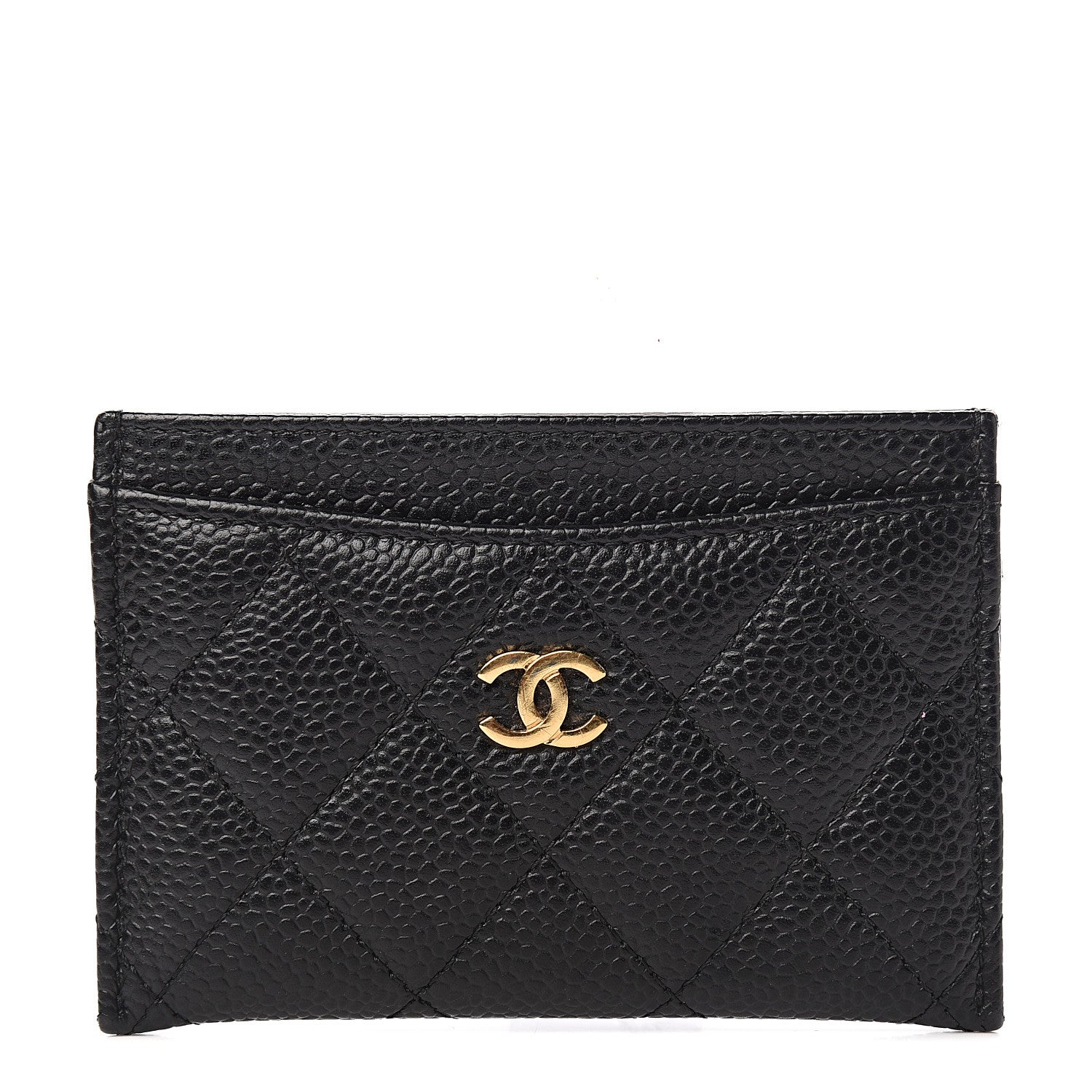 Chanel Caviar Quilted Card Holder Black 1 of 8