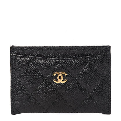 Chanel Caviar Quilted Card Holder Black 1 of 8