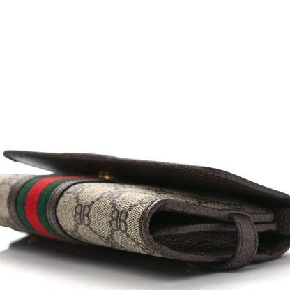 Gucci X BALENCIAGA BB Supreme Monogram Web Ophidia Crossbody Wallet Beige New Acero 8 of 8