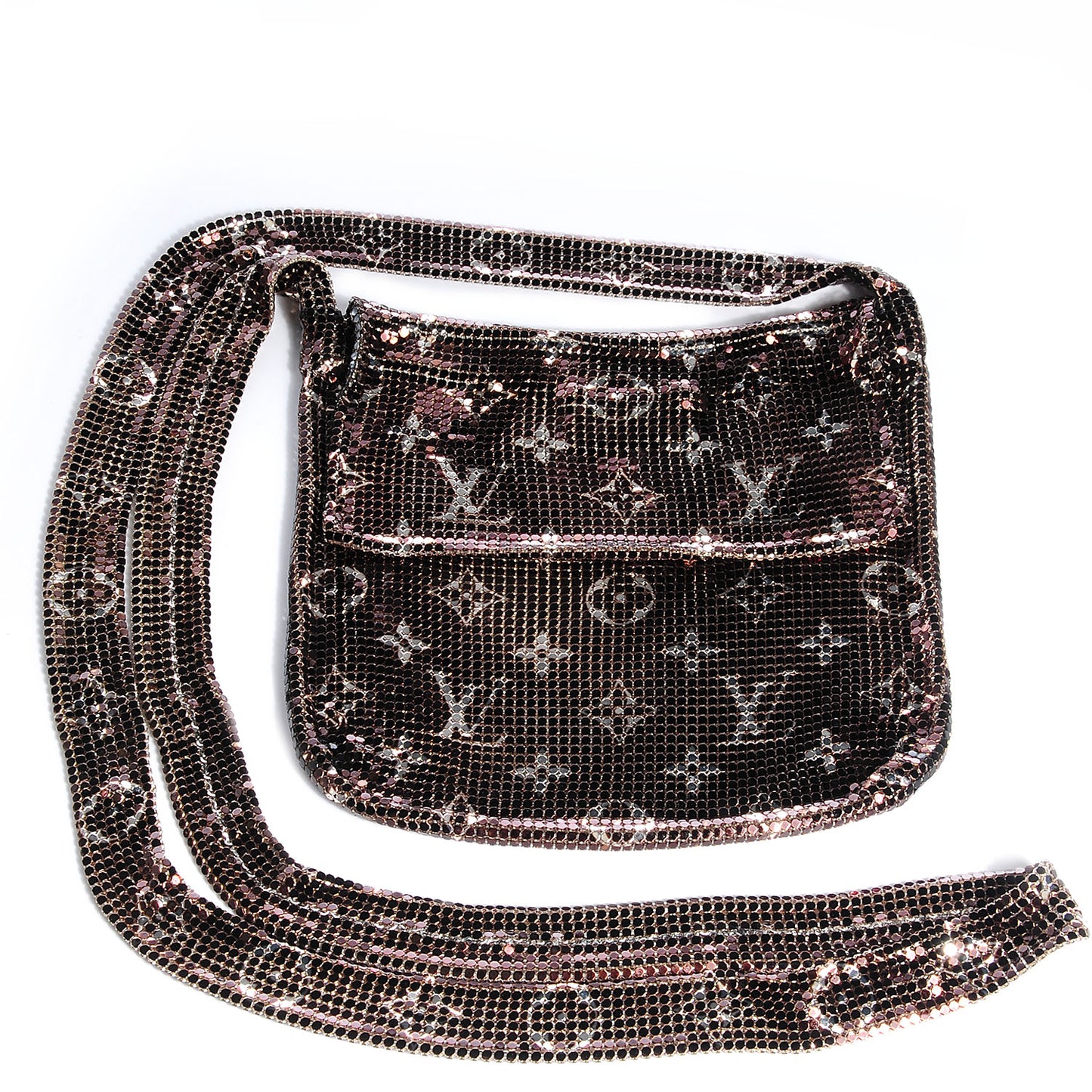 Monogram Mesh Metal Frances Bronze