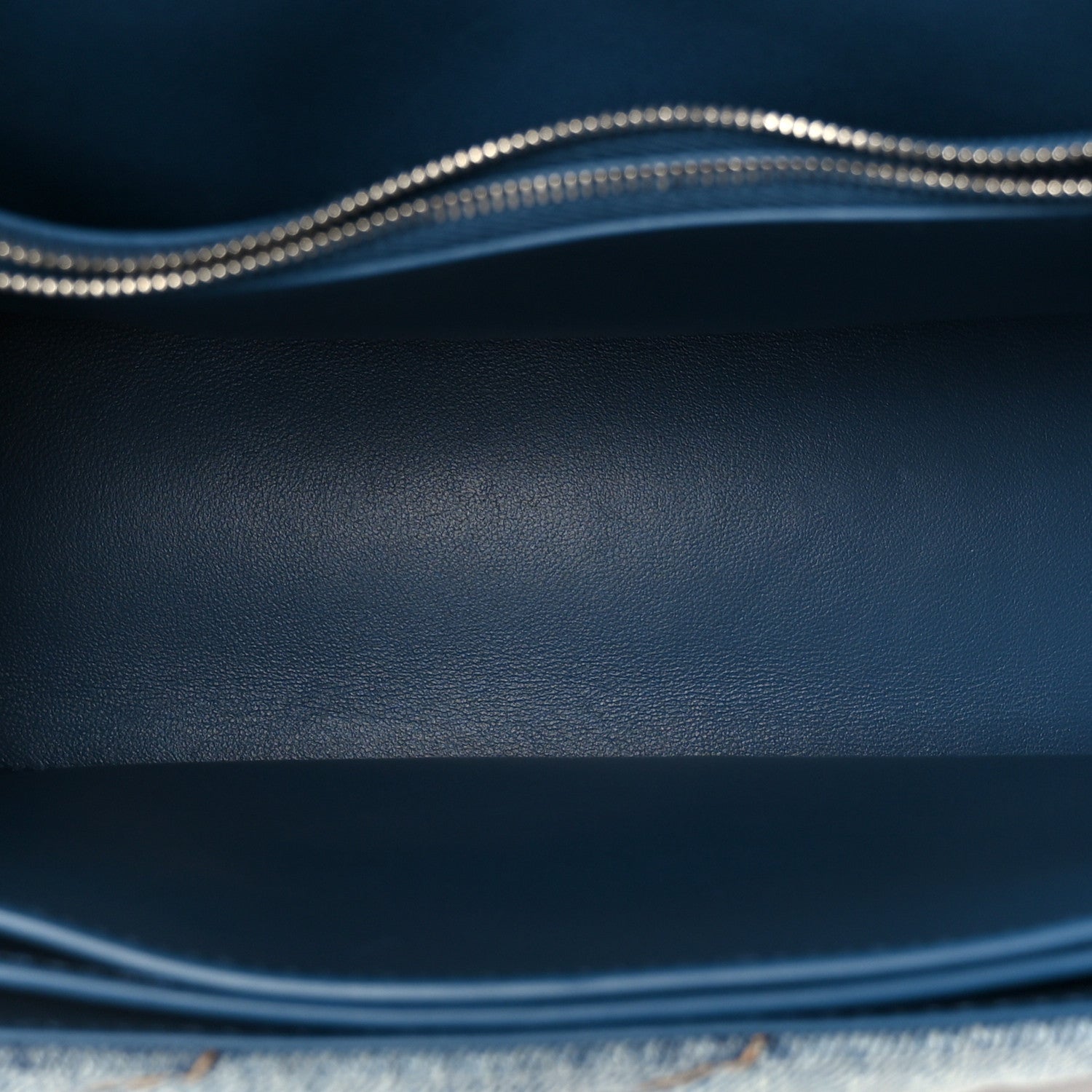 Balenciaga Washed Denim Quilted Medium Crush Chain Bag Denim Blue 5 of 10