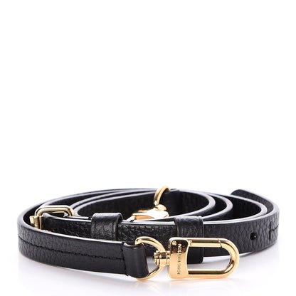 Louis Vuitton Calfskin Adjustable Retiro NM Shoulder Strap Black 1 of 5