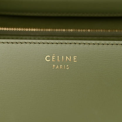 Celine Box Calfskin Classic Box Medium Flap Bag Army Green 6 of 11