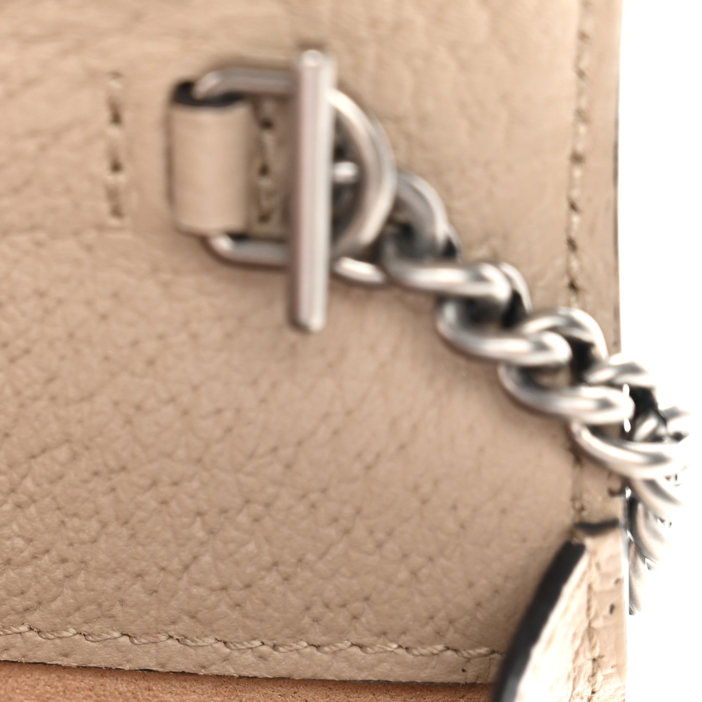 GG Supreme Monogram Textured Dollar Calfskin Super Mini Dionysus Shoulder Bag Beige Mystic White Oatmeal