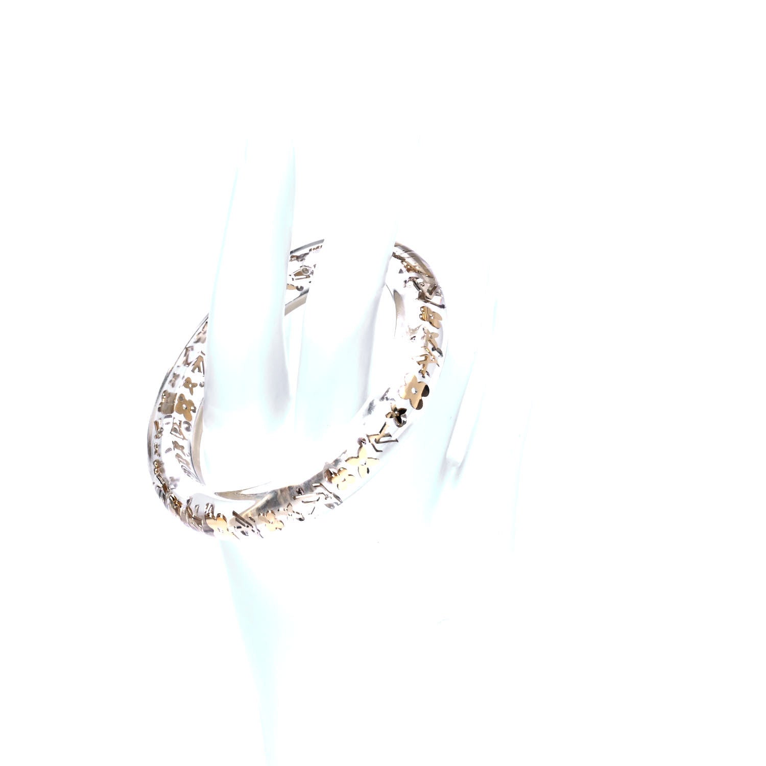 Louis Vuitton Resin Swarovski Small Inclusion Bracelet PM Transparent 2 of 4