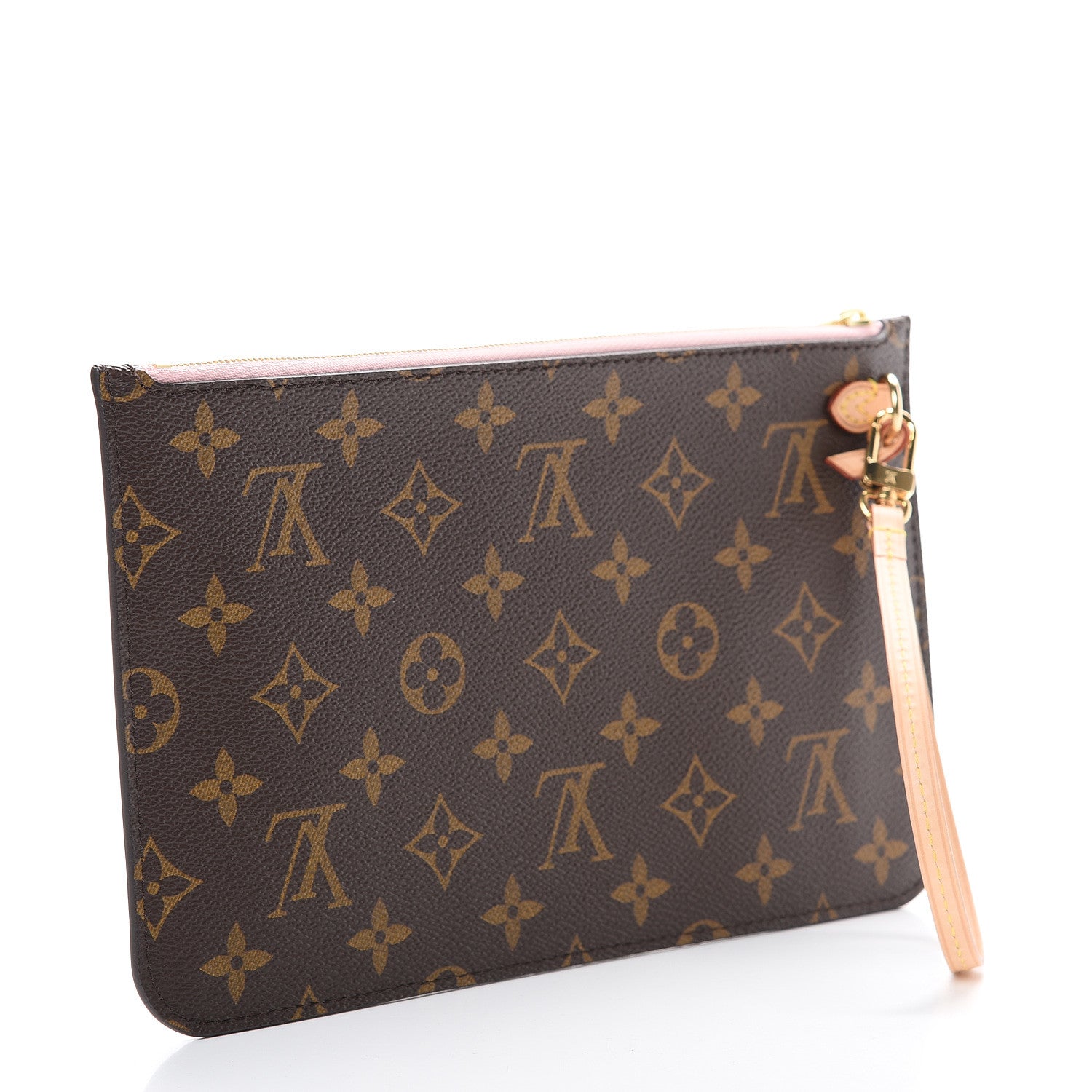 Louis Vuitton Monogram Neverfull MM GM Pochette Rose Ballerine 2 of 7