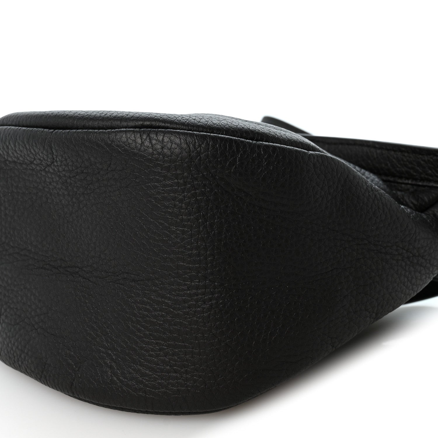 The Row Grained Calfskin Small Slouchy Banana Bag Dark Brown 9 of 9