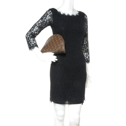 Louis Vuitton Monogram Trousse Demi Ronde 2 of 6