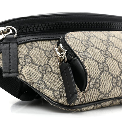 Gucci GG Supreme Monogram Belt Bag Black 9 of 9