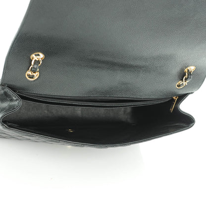 Chanel Caviar Quilted Maxi Single Flap Black 6 of 8