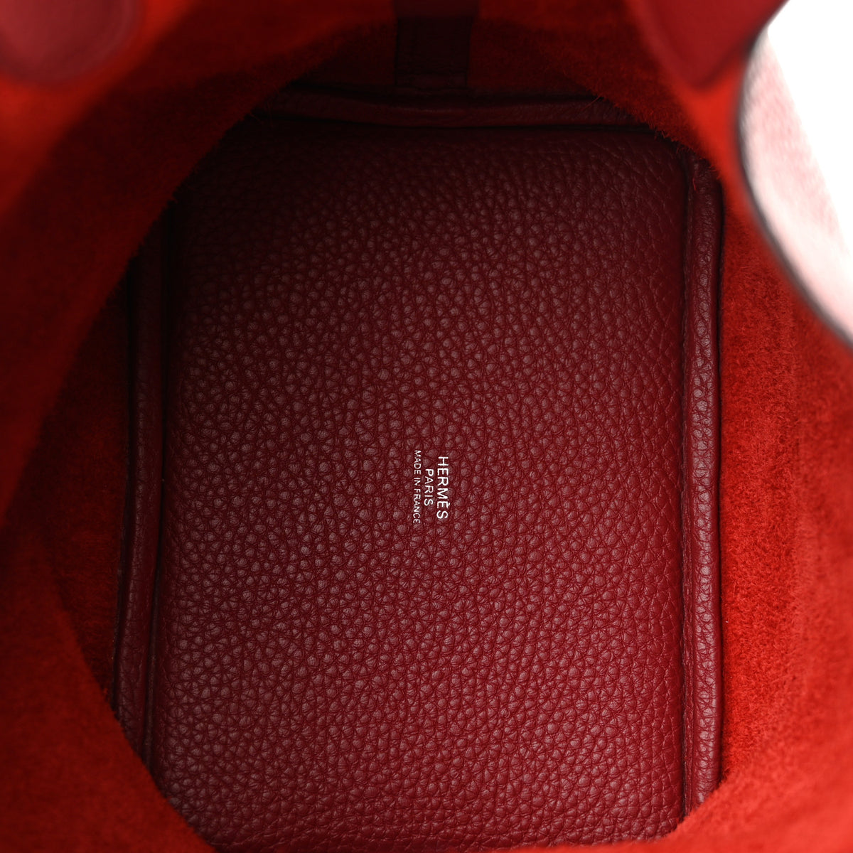 Hermes Taurillon Clemence Picotin Lock 18 PM Rouge H 5 of 13
