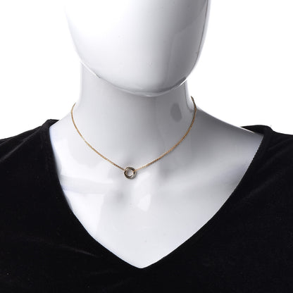 Cartier 18K Pink Yellow White Gold Trinity Double Chain Pendant Necklace 2 of 6