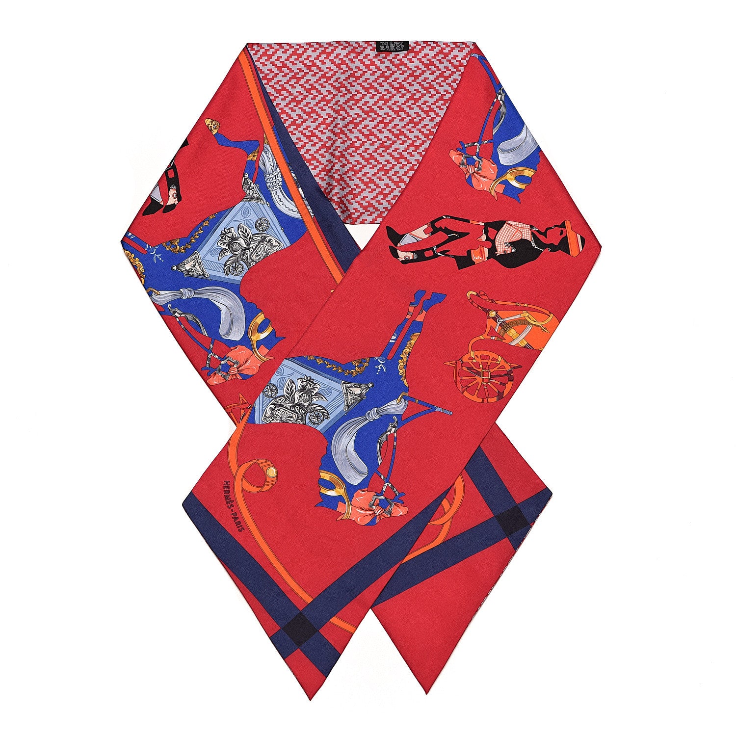 Hermes Silk Tout En Carre Maxi Twilly 1 of 5