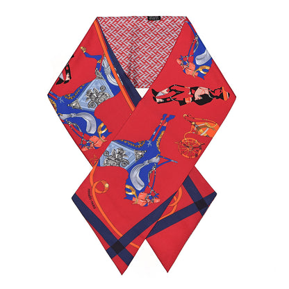 Hermes Silk Tout En Carre Maxi Twilly 1 of 5