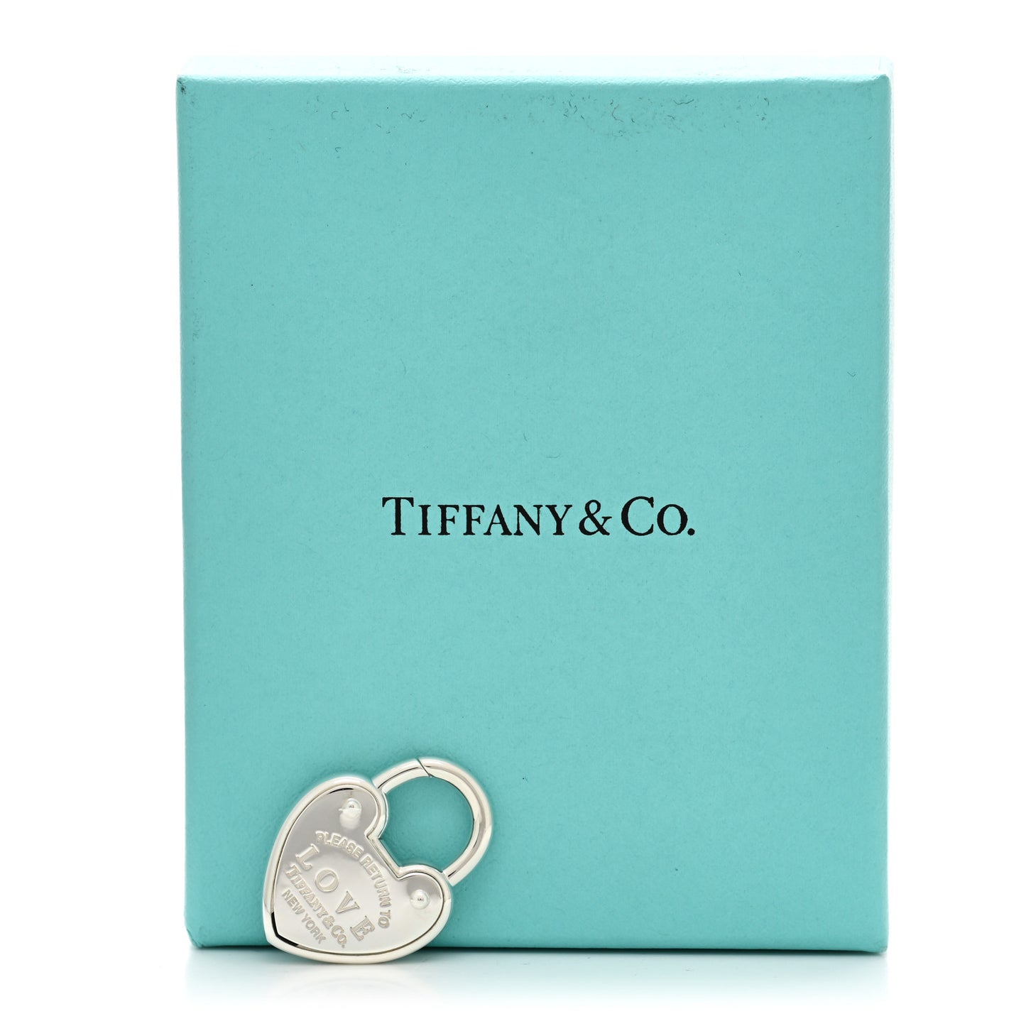 Sterling Silver Return to Love Heart Lock Charm