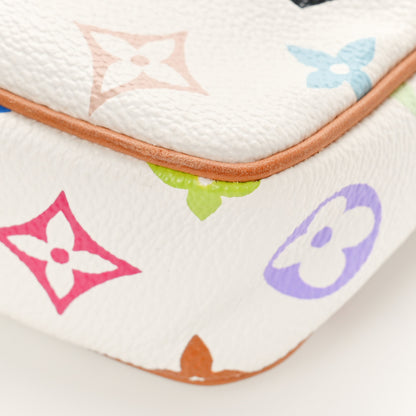 Louis Vuitton Monogram Multicolor Pochette Accessories White 9 of 9