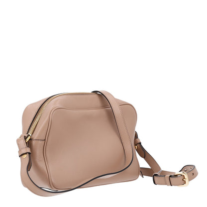 Prada Glace Calfskin Embossed Logo Crossbody Cammeo 2 of 9