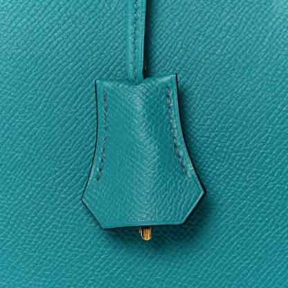Hermes Epsom Kelly Sellier 25 Bleu Paon 35 of 37