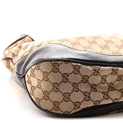 Gucci Monogram Medium Charlotte Hobo Brown 9 of 10