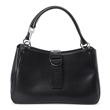 Christian Dior Coated Canvas Crystal Hardcore Shoulder Bag Black 1 of 9