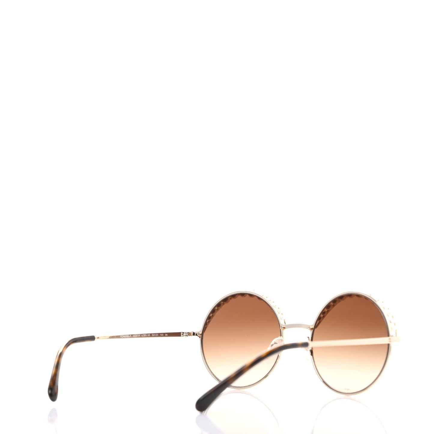 Pearl Round Sunglasses 4234-H Light Brown