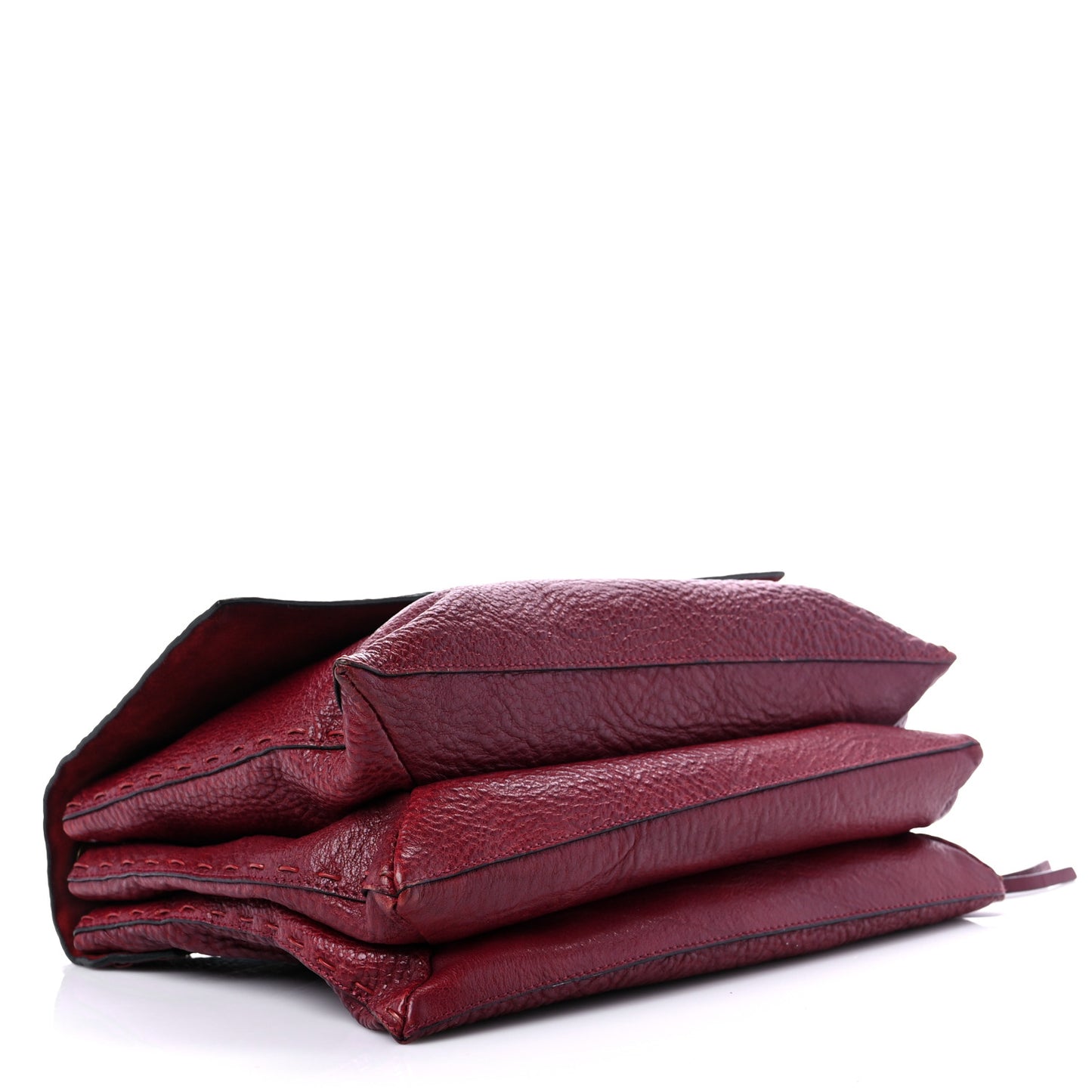 Medium Sugar Flap Shoulder Bag Burgundy