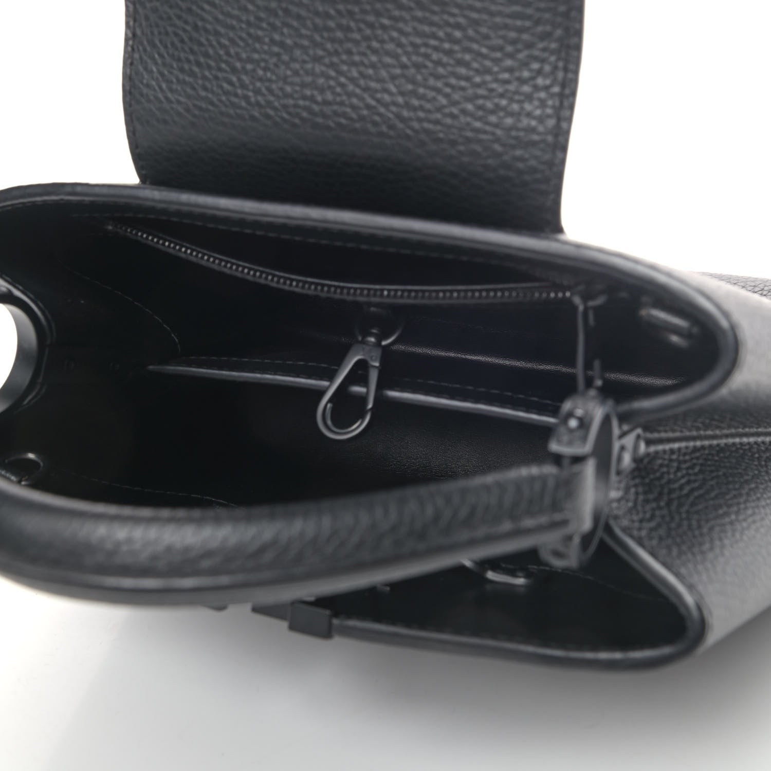 Louis Vuitton Taurillon Capucines BB Matte Black 4 of 6