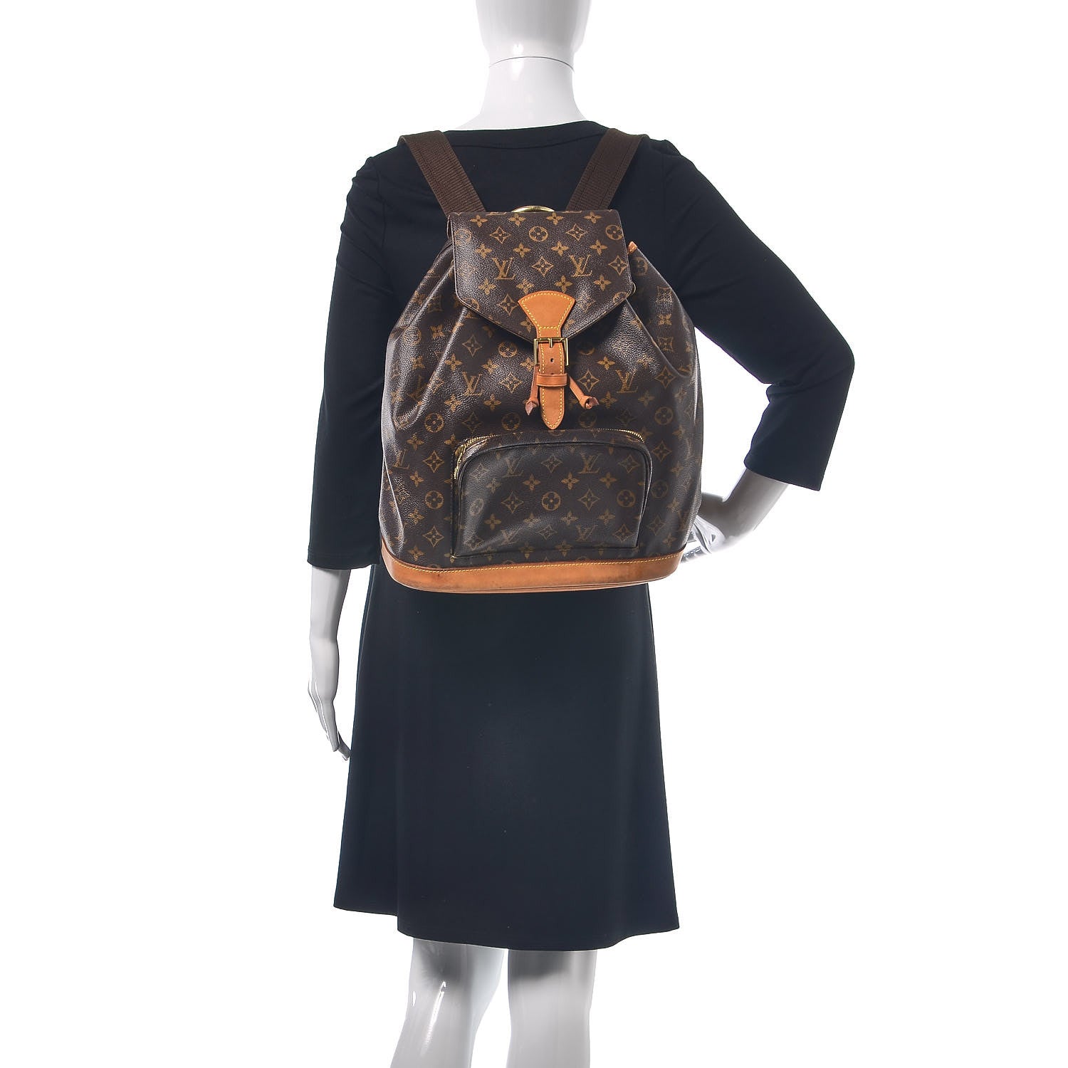 Louis Vuitton Monogram Montsouris GM Backpack 2 of 12