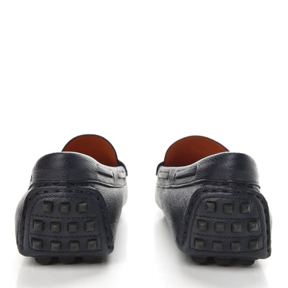 Hermes Epsom Womens Irving Loafer 37 Marine 5 of 10