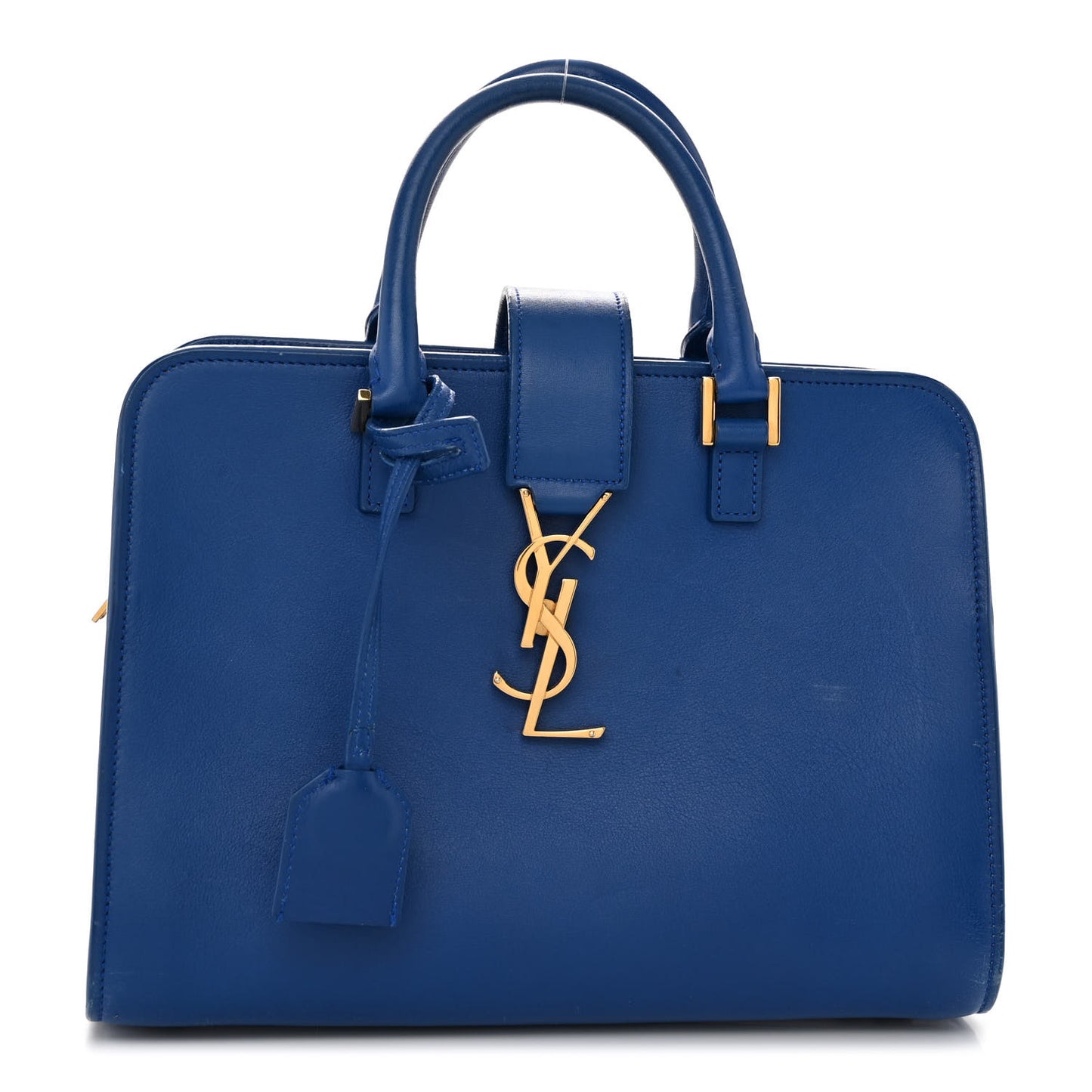 Calfskin Monogram Baby Cabas Blue