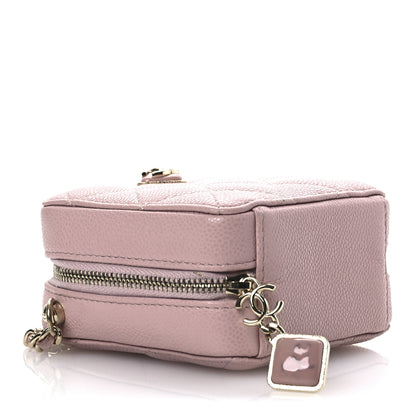 Chanel Caviar Quilted Clutch With Chain Light Pink 4 of 13