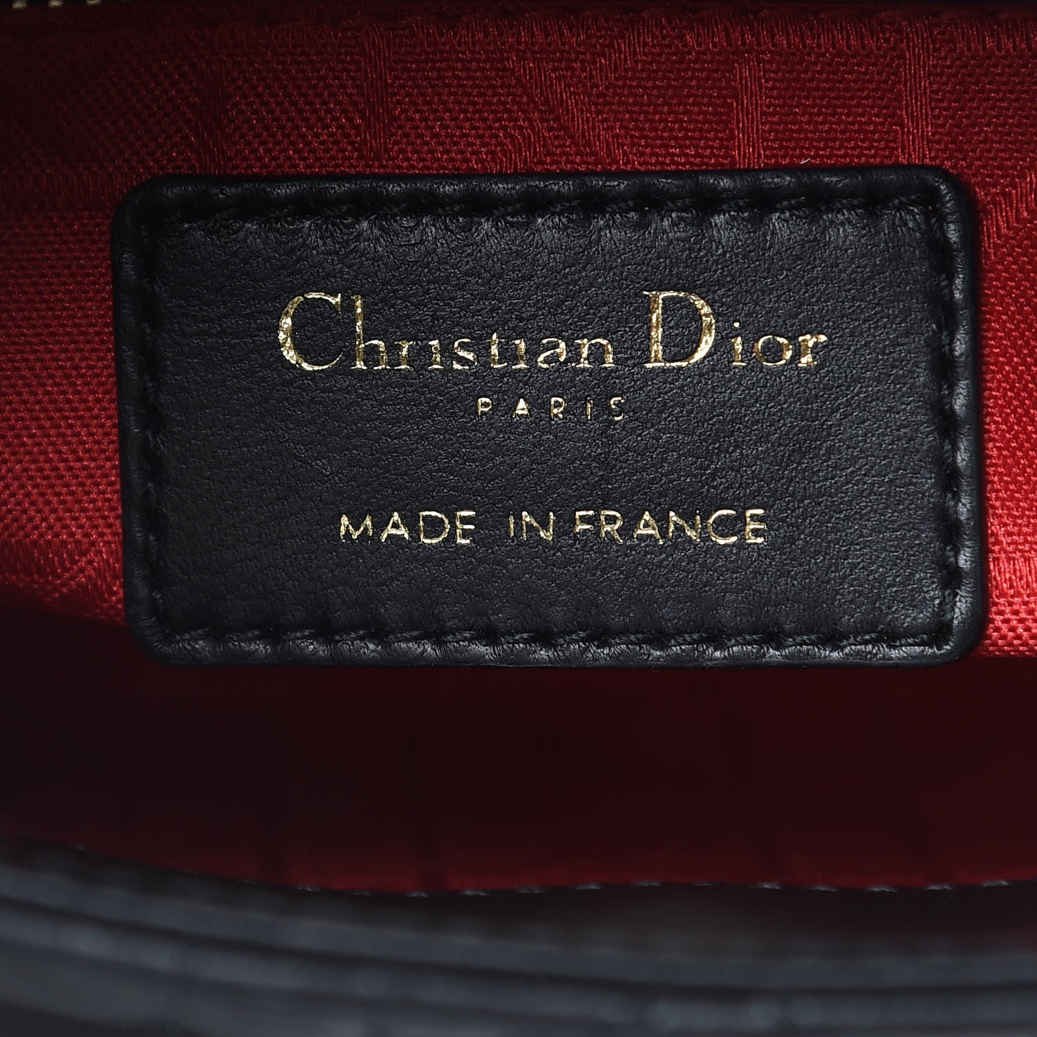 Christian Dior Lambskin Cannage Mini Lady Dior Black 7 of 11