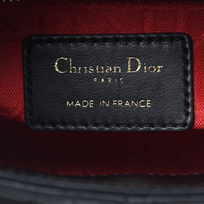 Christian Dior Lambskin Cannage Mini Lady Dior Black 7 of 11