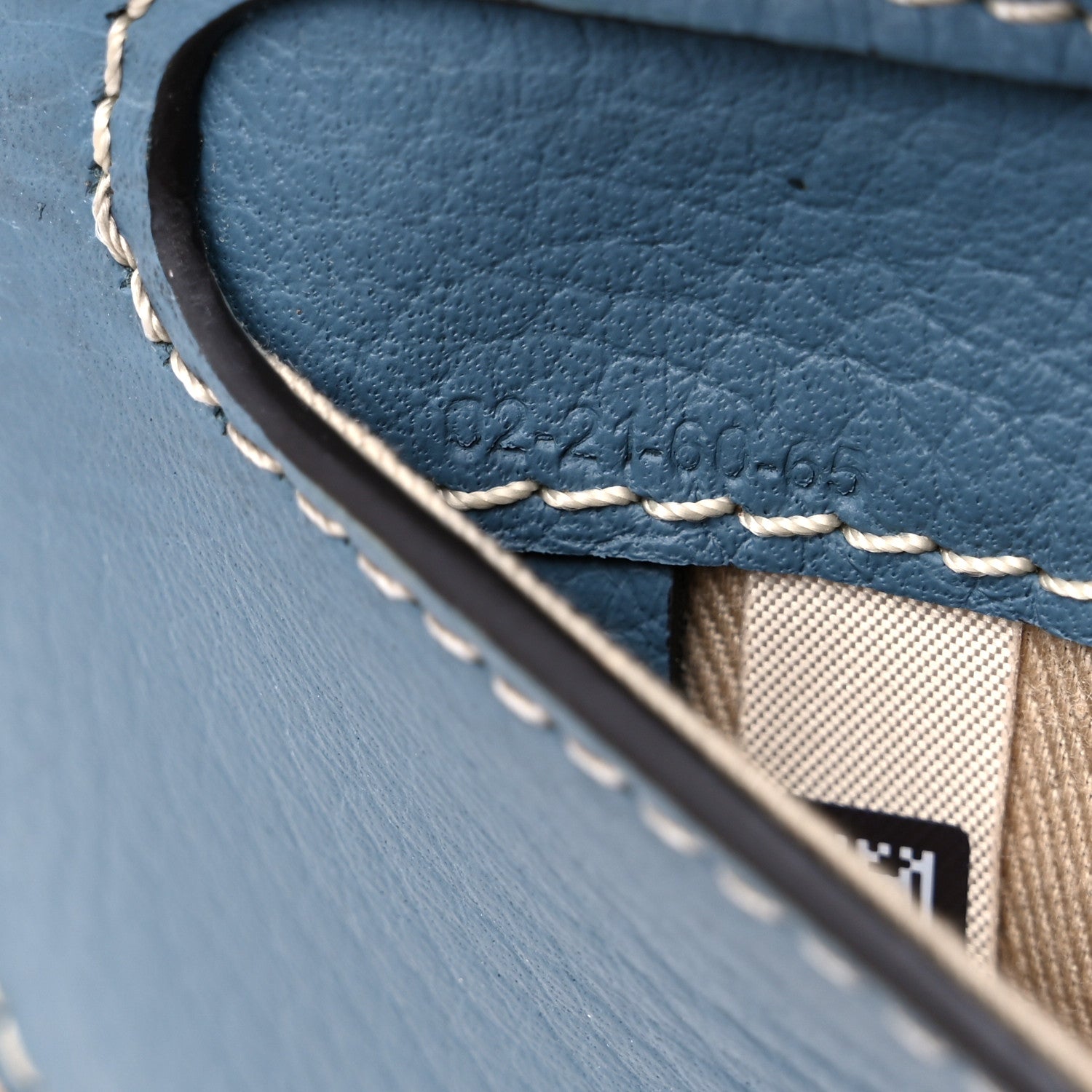 Chloe Raffia Small Grain Calfskin Mini Marcie Basket Mirage Blue 10 of 11