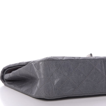 Chanel Aged Calfskin Quilted 50th Anniversary 2.55 Reissue 227 Flap Grey 6 of 10