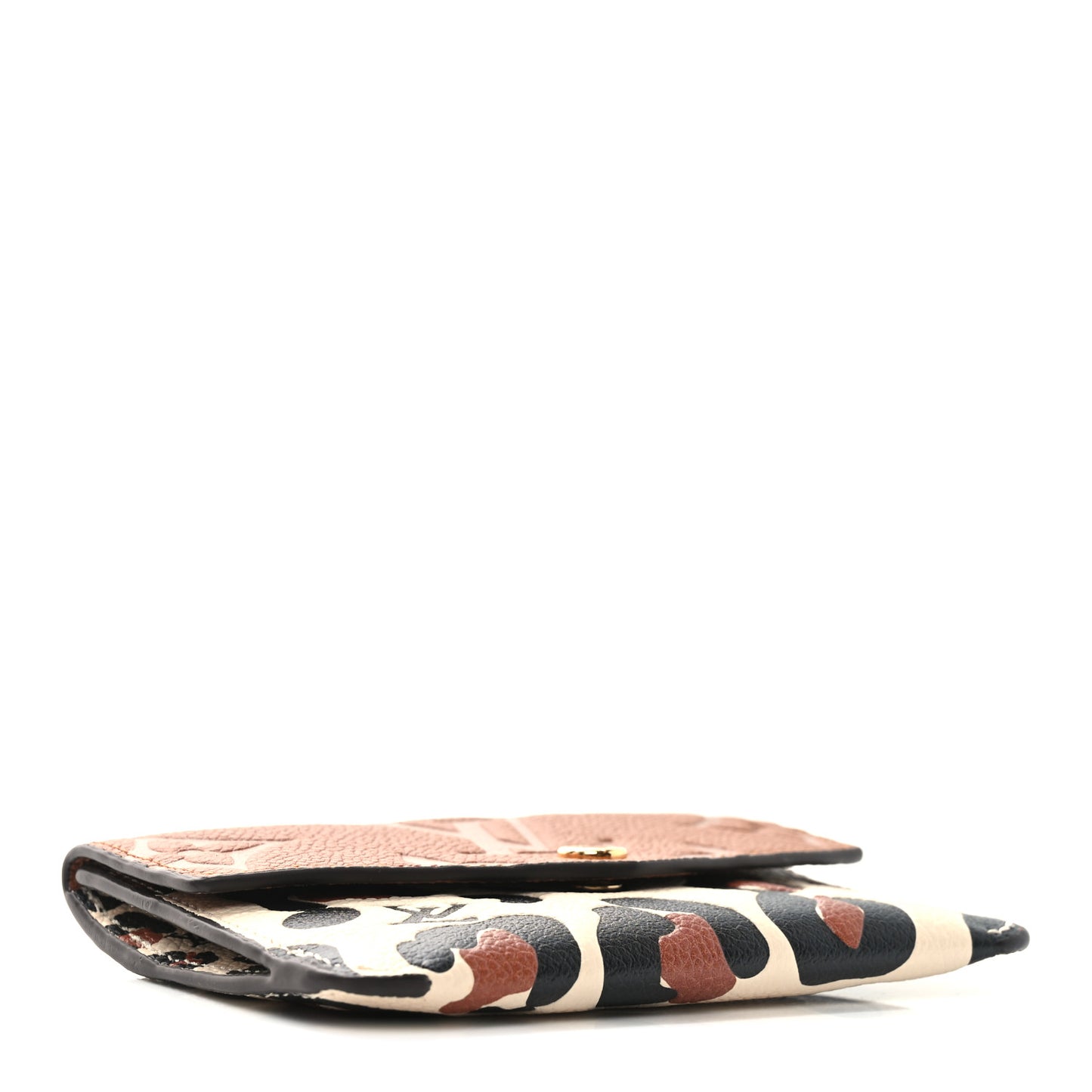 Empreinte Monogram Giant Wild At Heart Key Pouch Caramel