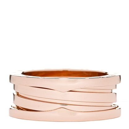 Bulgari 18K Rose Gold B.Zero1 Three-Band Ring 59 8.75 3 of 6