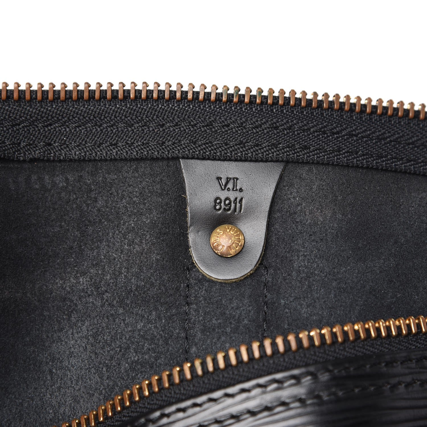 Louis Vuitton Epi Keepall 55 Black 7 of 10